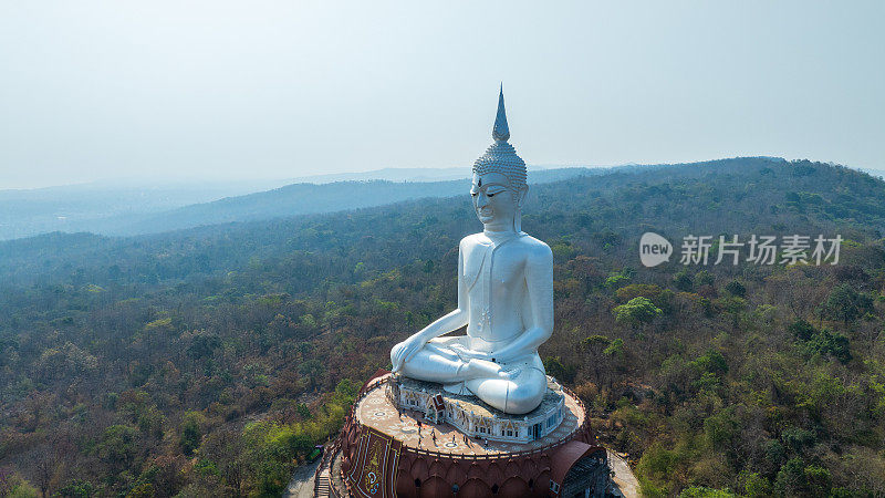 Wat Roi Phra Phutthabat Phu manoram, Mukdahan，泰国